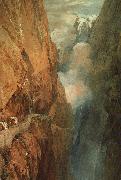 Joseph Mallord William Turner The Passage of the St.Gothard oil painting